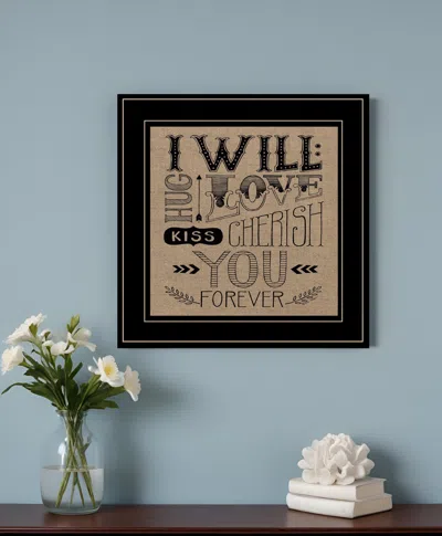 Homezia Forever 2 Black Framed Print Wall Art