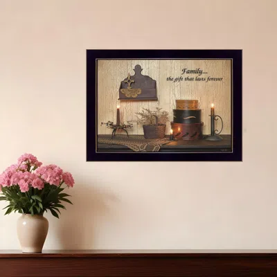 Homezia Forever Family 1 Black Framed Print Wall Art