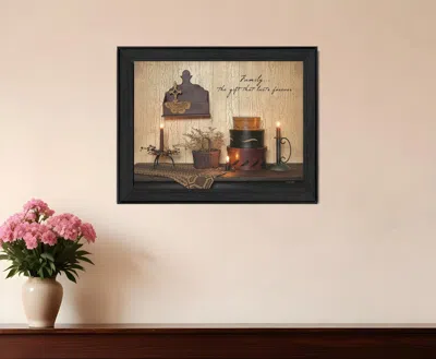 Homezia Forever Family 2 Black Framed Print Wall Art