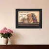 Homezia Forever Young 1 Black Framed Print Wall Art