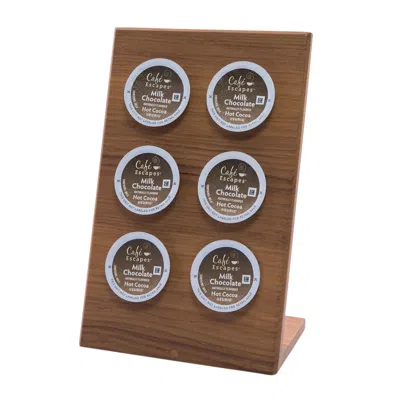 Homezia Free Standing 6.00 " Wood Coffee Storage & Accessories In Multi