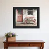 Homezia Fresh Cut Flowers 1 Black Framed Print Wall Art