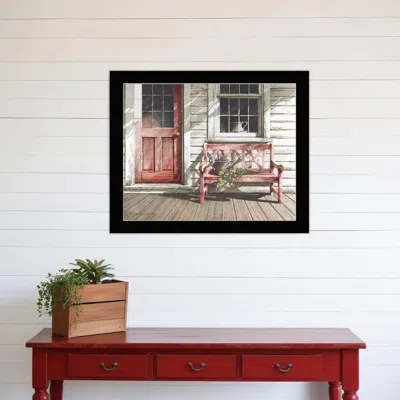 Homezia Fresh Cut Flowers 2 Black Framed Print Wall Art
