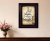 Homezia Friends 4 Black Framed Print Wall Art