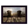 Homezia Front Row Seats 2 Black Framed Print Wall Art
