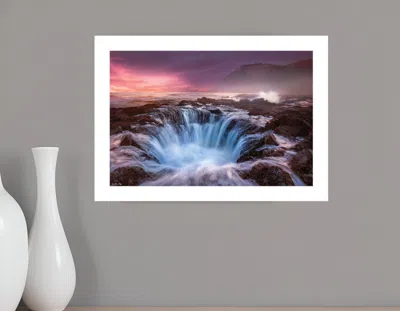 Homezia Genesis 1 White Framed Print Wall Art