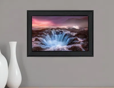 Homezia Genesis 2 Black Framed Print Wall Art