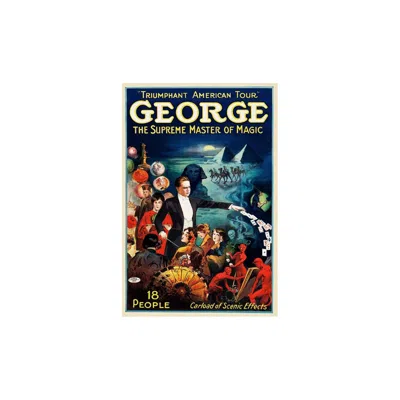 Homezia George The Supreme Master Vintage Magic Unframed Print Wall Art