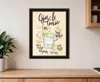 Homezia Gin And Tonic 1 Black Framed Print Wall Art