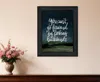 Homezia Go Forwards Not Backwards 2 Black Framed Print Wall Art