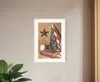 Homezia God And Country 1 White Framed Print Wall Art