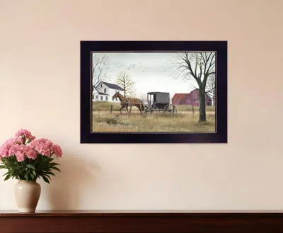Homezia Goin To Market 4 Black Framed Print Wall Art