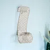 Homezia Gold And Faux Crystal Swirling Wall Sconce