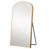 Homezia Gold Arched Full-length Standing Mirror