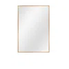 Homezia Gold Rectangular Wall Mirror