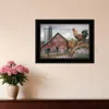 Homezia Good Morning Vermont 3 Black Framed Print Wall Art
