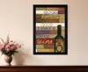 Homezia Good Wine 2 Black Framed Print Wall Art