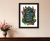 Homezia Yet To Bloom 3 White Framed Print Wall Art