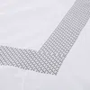 Homezia Gray And White Queen 100% Cotton 200 Thread Count Washable Duvet Cover Set