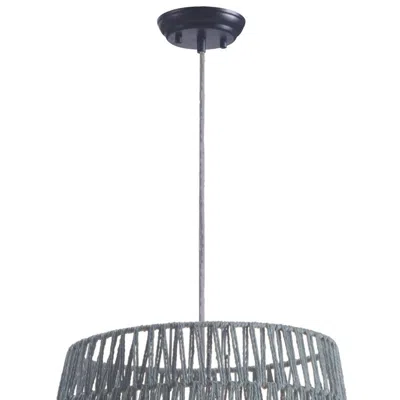 Homezia Gray Night Sky Zig Zag Ceiling Lamp