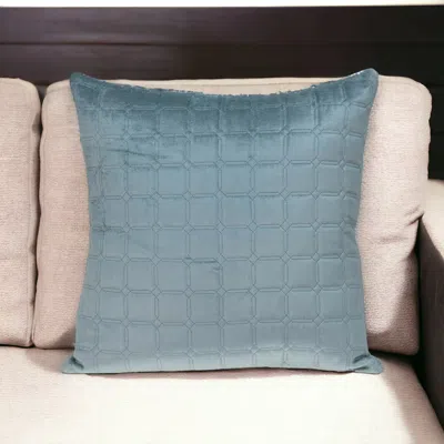 Homezia Gray Quilted Decorative Throw Pillow