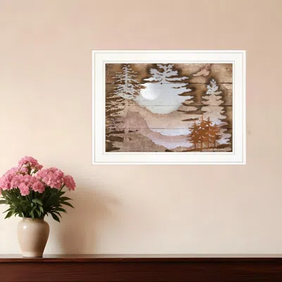 Homezia Great Outdoors Ii 2 White Framed Print Wall Art