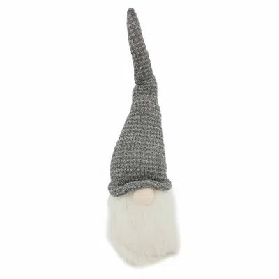Homezia Grey Fabric Gnome With Ultra Long Hat