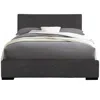 Homezia Grey Platform King Bed