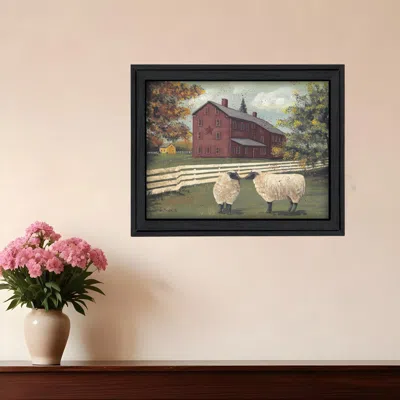 Homezia Hancock Sheep 1 Black Framed Print Wall Art