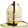 Homezia Handcrafted Optical Crystal And Gold Square Size Salt And Pepper Shakers In Multi