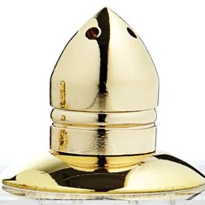 Homezia Handcrafted Optical Crystal And Gold Square Size Salt And Pepper Shakers In Multi