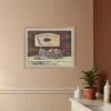 Homezia Handmade Soaps 2 Brown Framed Print Bathroom Wall Art