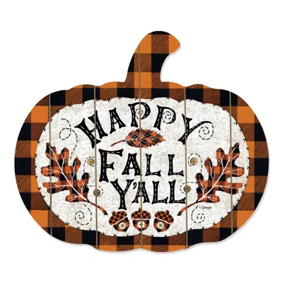 Homezia Happy Fall Yall Unframed Print Wall Art