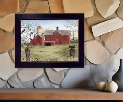 Homezia Harbingers Of Spring 2 Black Framed Print Wall Art