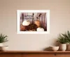 Homezia Harvest Blessings 1 White Framed Print Kitchen Wall Art