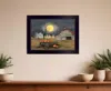 Homezia Harvest Moon 2 Black Framed Print Kitchen Wall Art