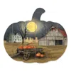 Homezia Harvest Moon 3 Unframed Print Kitchen Wall Art