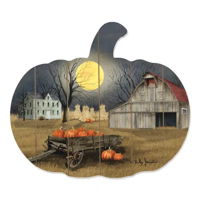 Homezia Harvest Moon 3 Unframed Print Kitchen Wall Art In Multi