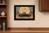 Homezia Harvest Moon 4 Black Framed Print Kitchen Wall Art