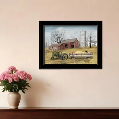 Homezia Hayride 2 Black Framed Print Wall Art