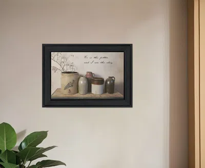 Homezia He Is The Potter 2 Black Framed Print Wall Art In Multi
