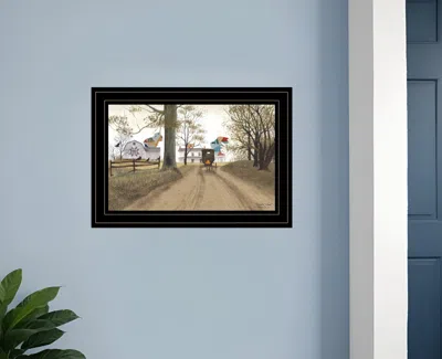 Homezia Headin Home 3 Black Framed Print Wall Art