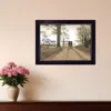 Homezia Headin Home 5 Black Framed Print Wall Art