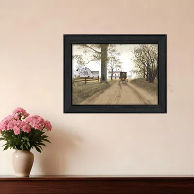 Homezia Headin Home 6 Black Framed Print Wall Art