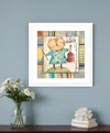 Homezia Hey Diddle Diddle White Framed Print Wall Art