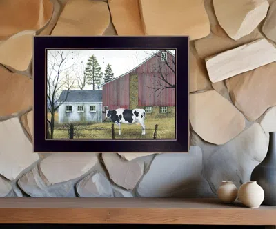 Homezia Holstein Black Framed Print Wall Art