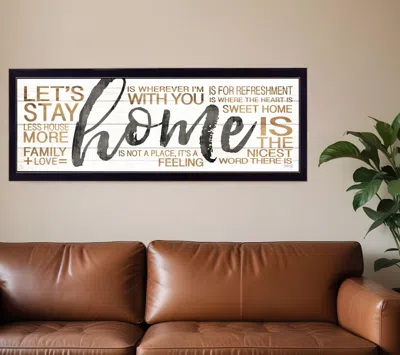 Homezia Home 5 Black Framed Print Wall Art