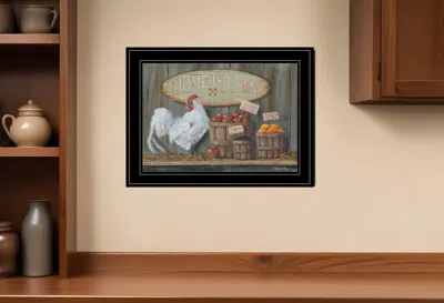 Homezia Home Grown 3 Black Framed Print Wall Art