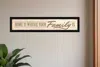 Homezia Home Is? 1 Black Framed Print Wall Art