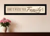 Homezia Home Is? 5 Black Framed Print Wall Art
